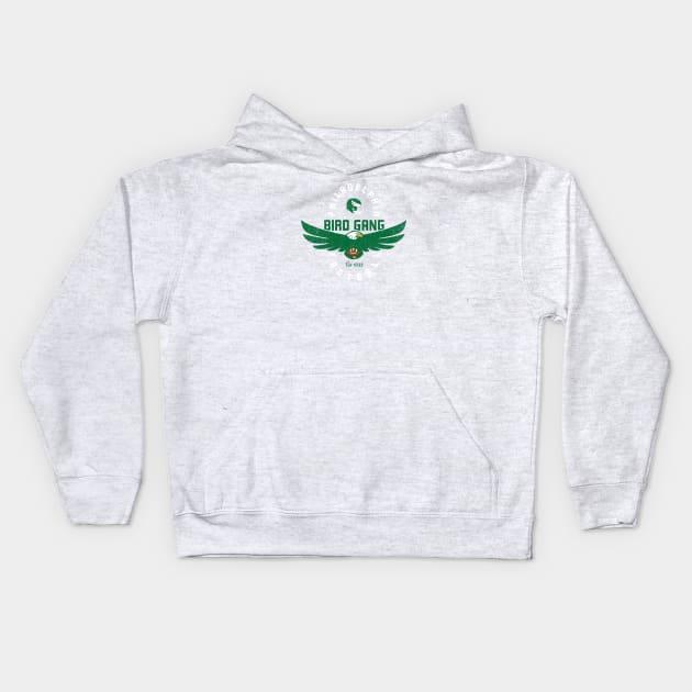 Philadelphia Eagles Bird Gang 2 Kids Hoodie by Side Grind Design